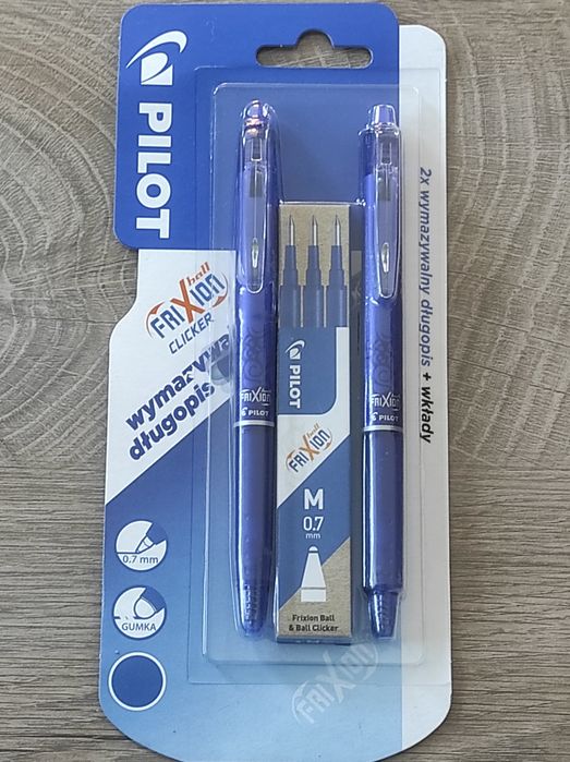 Wymazywanlne długopisy *2 i 6 wkladow