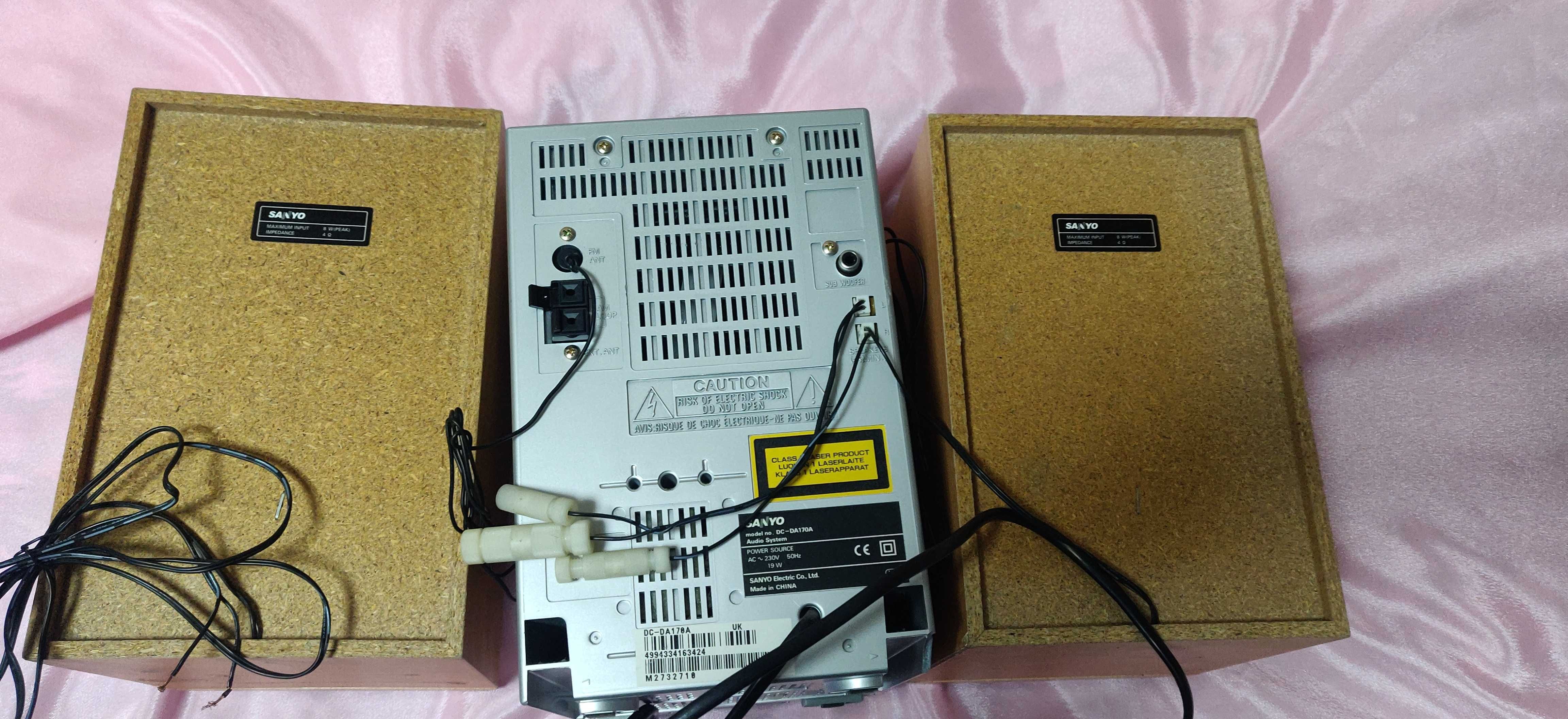 Sanyo da170a hifi mini  музичний центр
