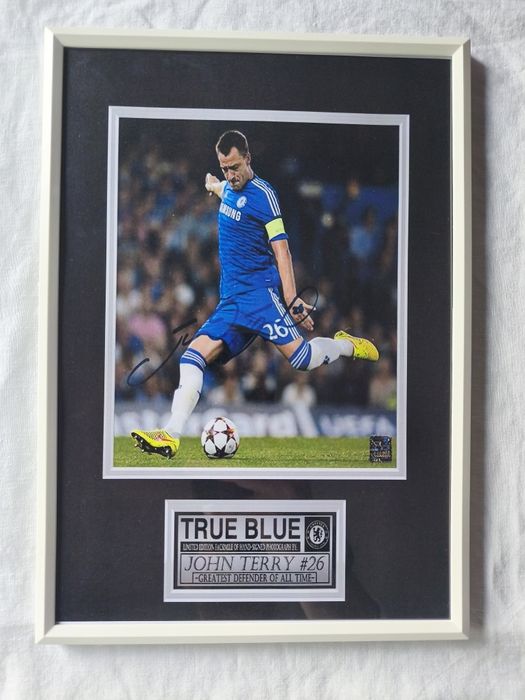 Moldura Chelsea - John Terry com Autógrafos (A4)