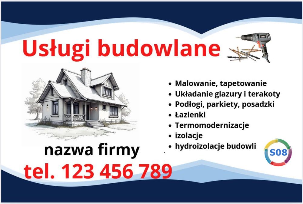 Gotowy baner! Druk Latex! Wybierz swoj wzór. Format 1mx1,5m