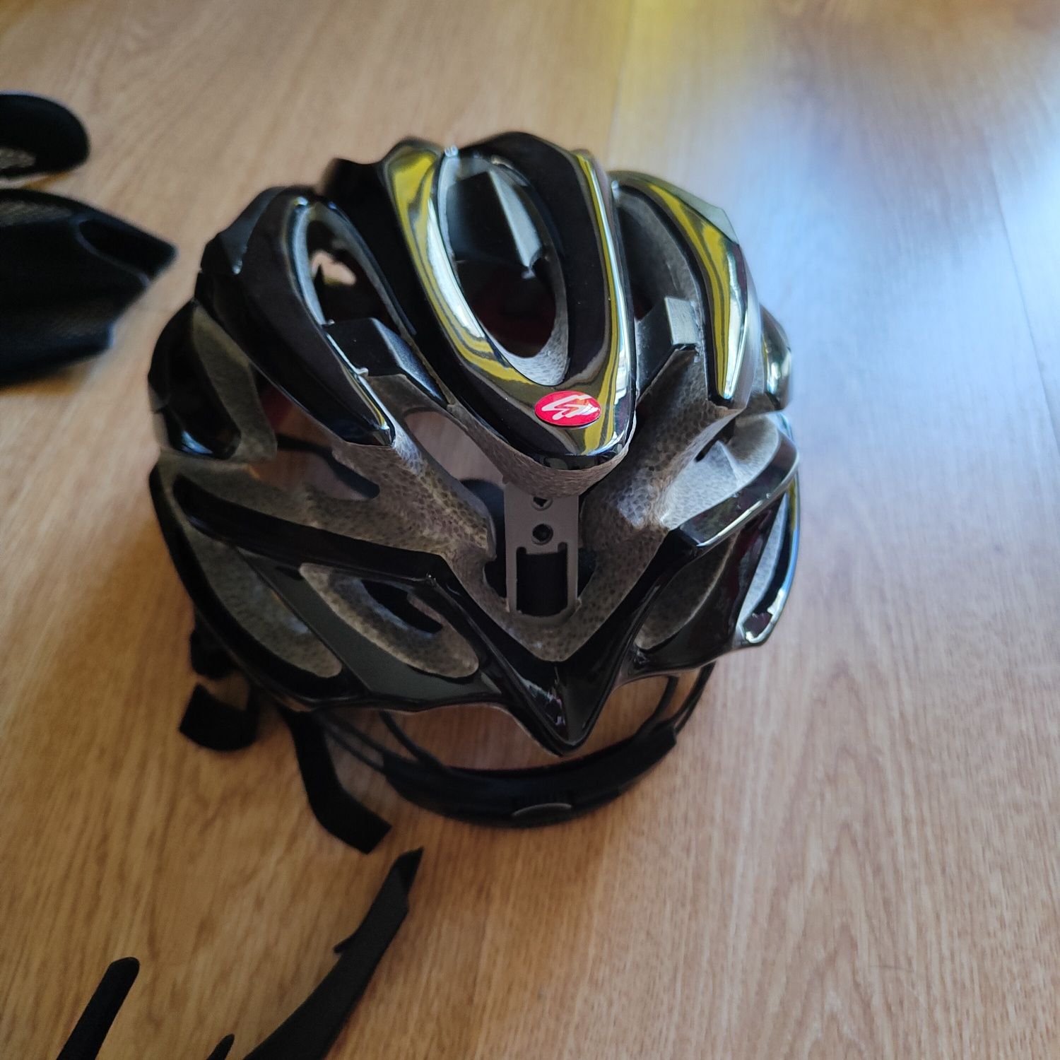 Capacete bicicleta SPIUK e óculos