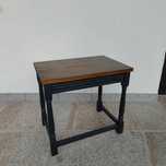 Stolik kawowy drewniany czarny loft vintage 47 cm