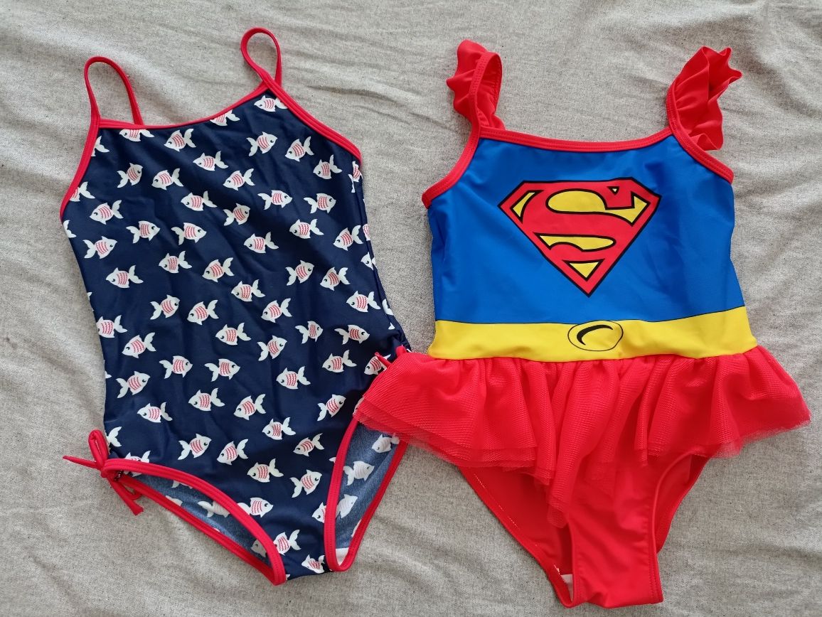 superman для плавання купальник для дівчинки superman  tu 6-8 р