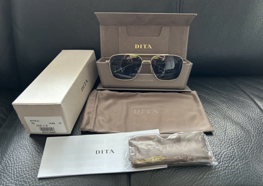 Okulary przeciwsłoneczne Dita Artoa 57 cartier złoto maybach lv gucci
