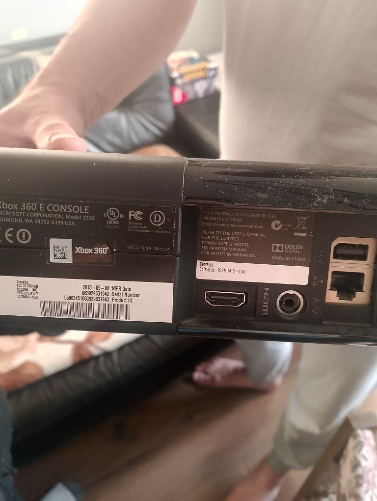 X box 360 czarny