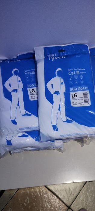 Kombinezon lakierniczy DuPont tyvek Xpert 500 róż. L,XL 300sztuk!