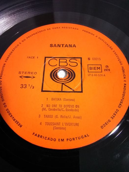 Vinil - Santana - 1971