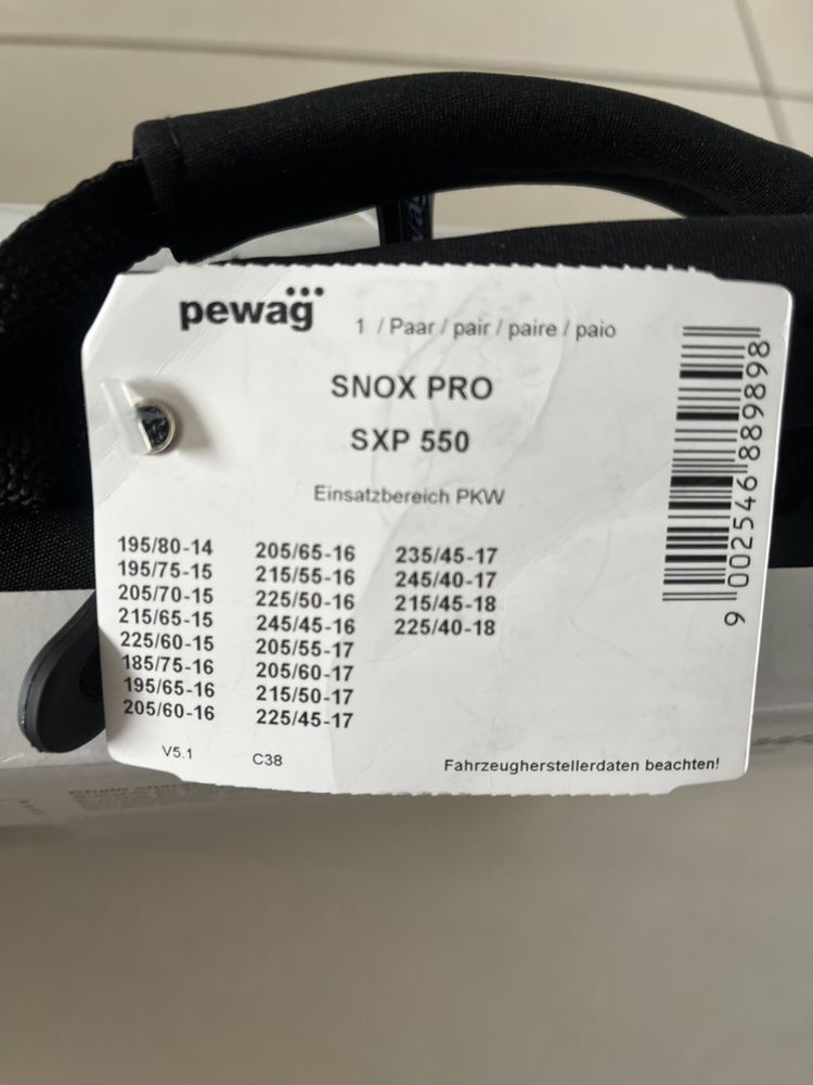 Łańcuchy śniegowe PEWAG Snox PRO SXP 550