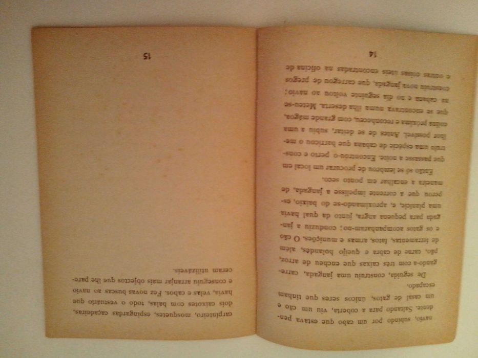 Livro " As aventuras de Robison Crusoe"