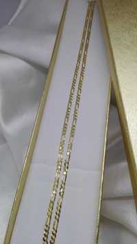 Złoty łańcuszek, złoto 585 55 cm