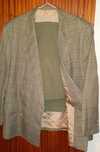 Conjunto casaco/blazer + calça clássicos (fato)