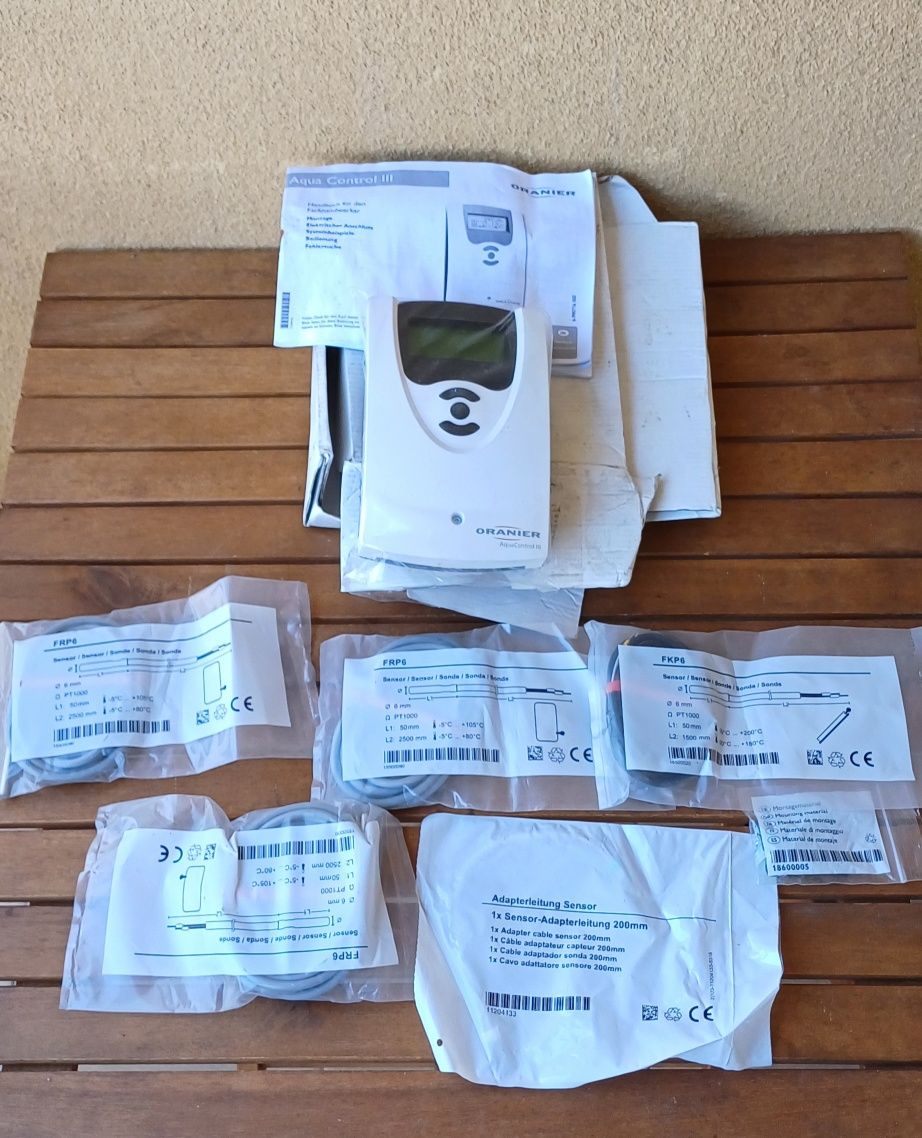 Oranier Aqua Control  regulator różnicy temperatury kominek termostat