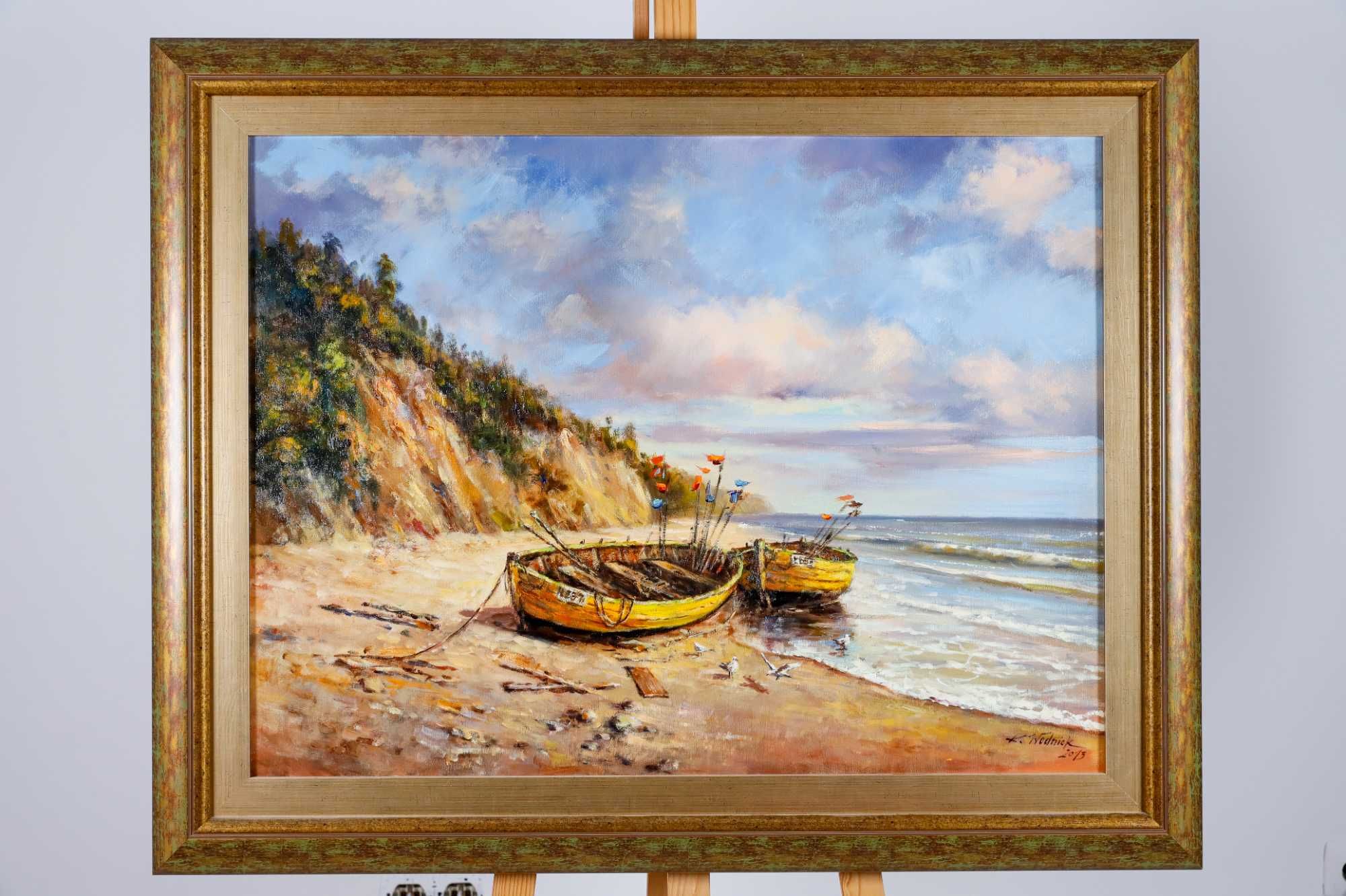 Obraz olejny "Nad Bałtykiem" Krystian Wodniok 60x80