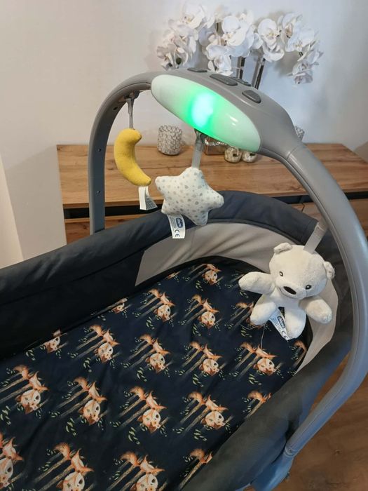 Chicco baby hug + materac + przewijak