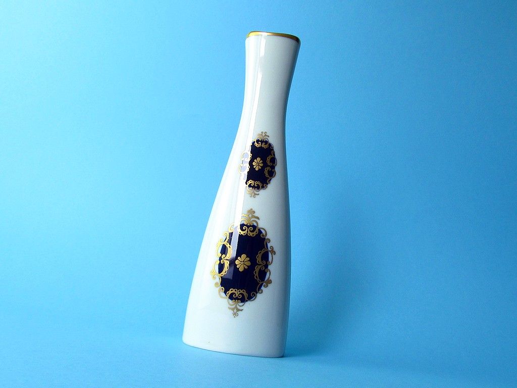 designerski porcelanowy wazon 1960/70