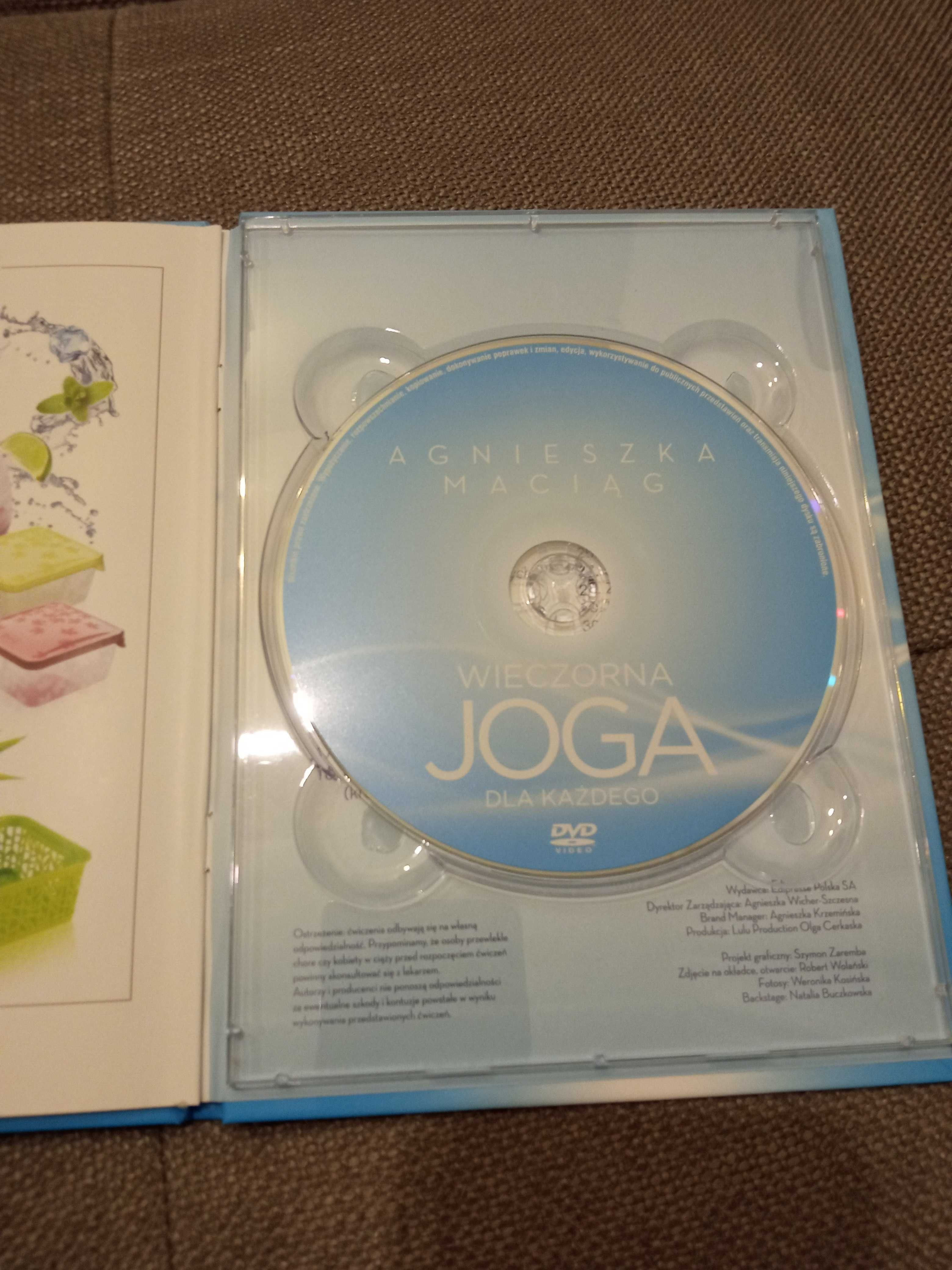 Kurs Joga wieczorna dla każdego płyta DVD Agnieszka Maciąg