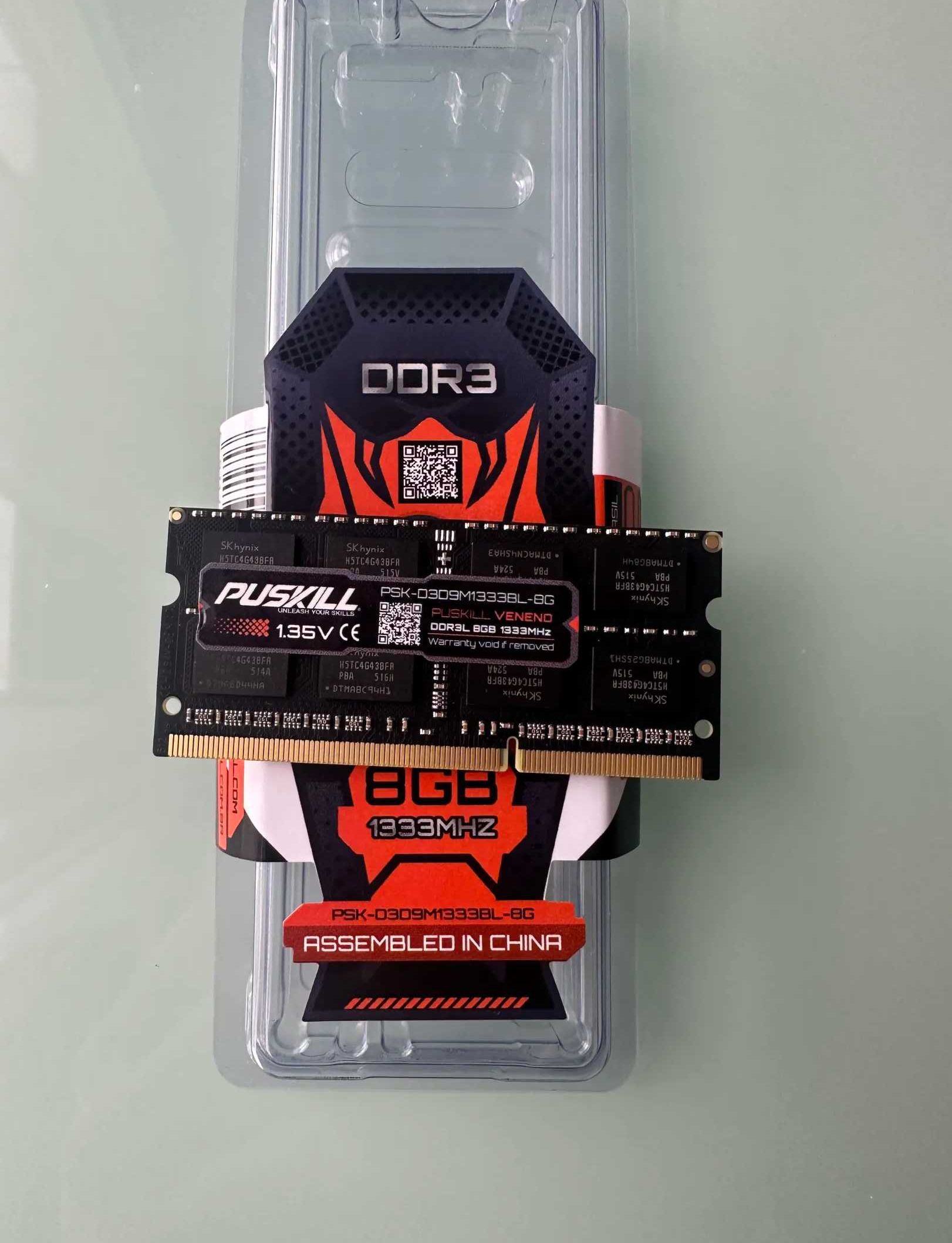 Оперативная память для ноутбуку 8gb DDR3L