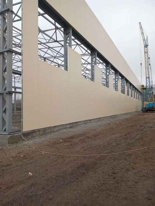 Сендвіч-панелі стінові та покрівельні  PIR, ППУ, Вата, Пінопласт