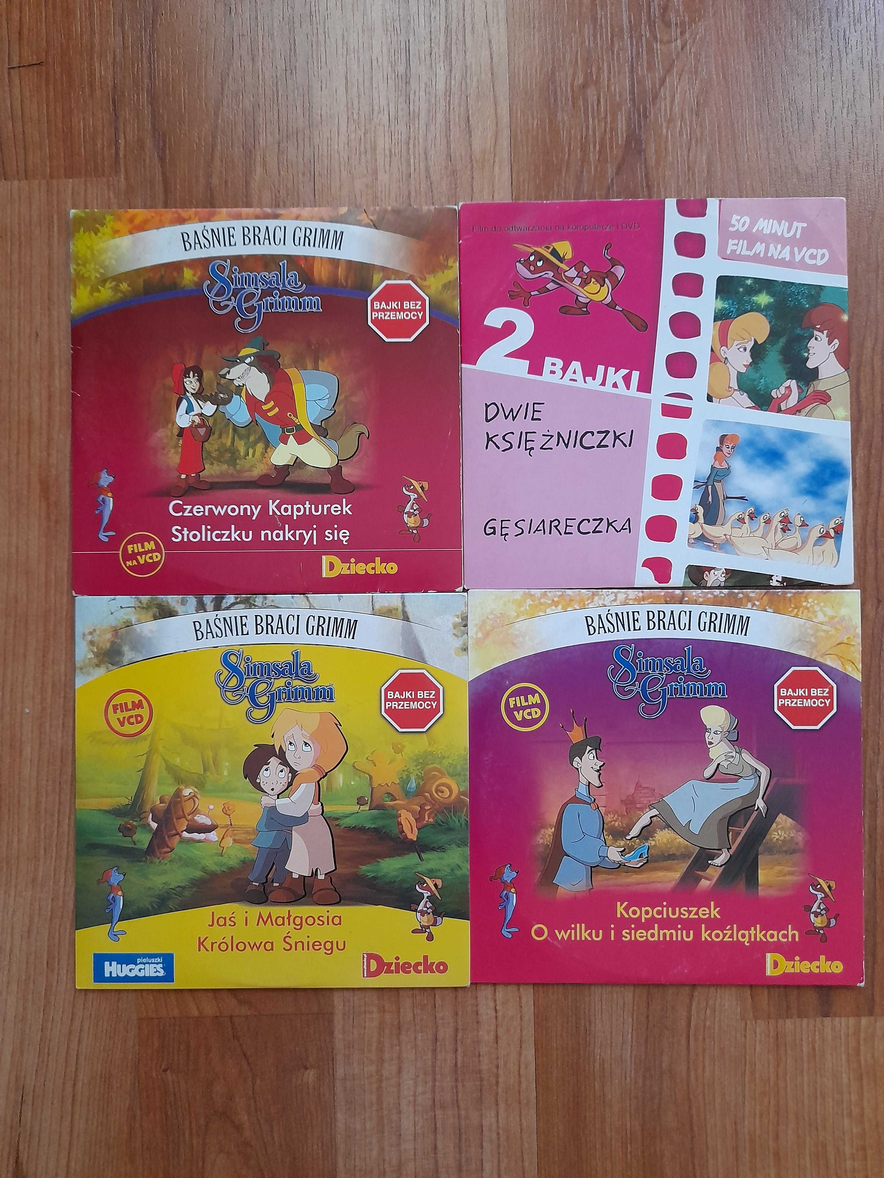 Baśnie braci Grimm - Simsala Grimm - 4 x VideoCD