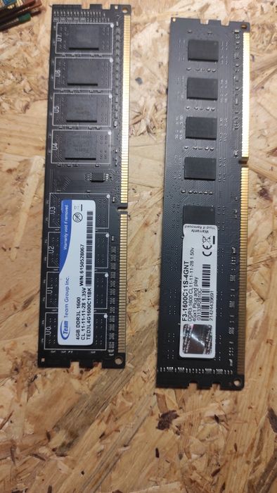 Memória RAM ddr3L 2x4gb