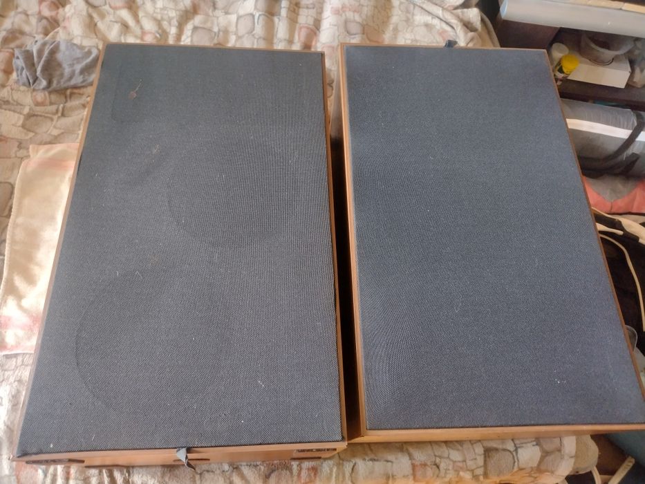 Kolumny głośnikowe lata 80te 2xbas 20cm, głośniki ITT