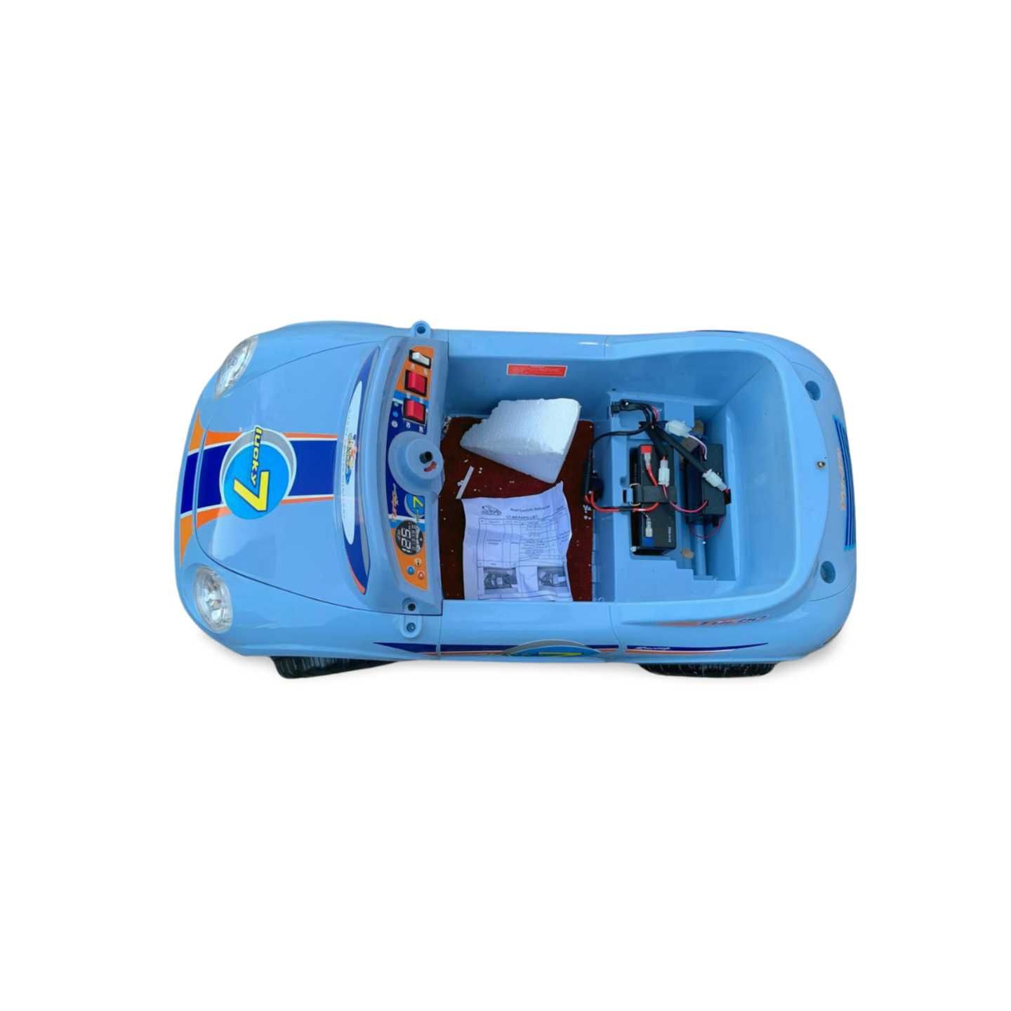 Samochód dziecięcy auto sterowany na akumulator pilot niebieski