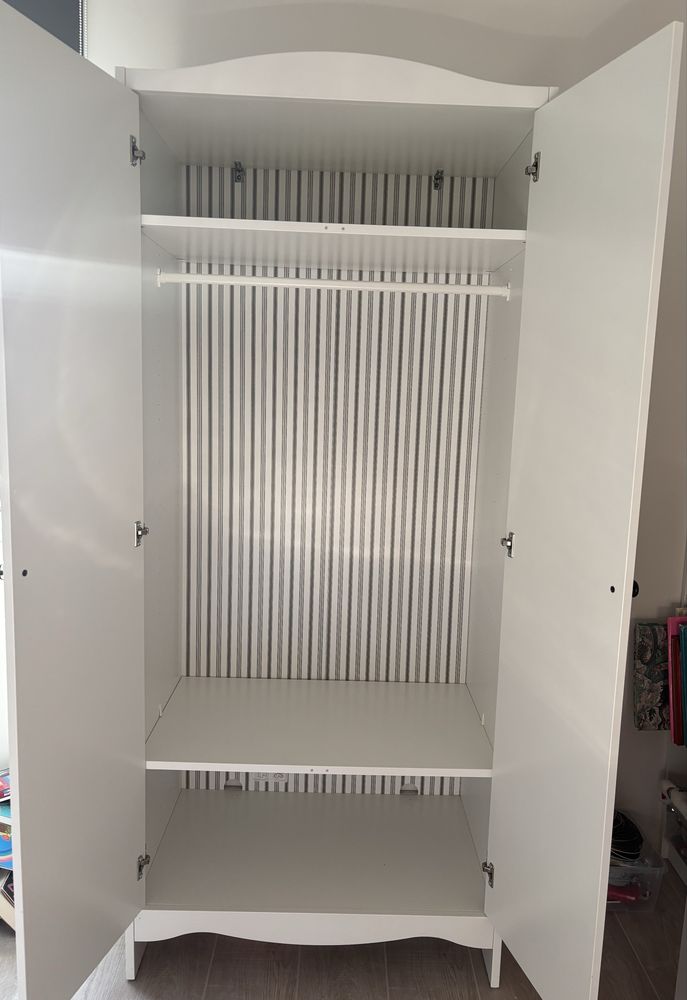 Szafa dziecieca Ikea Smagora biala