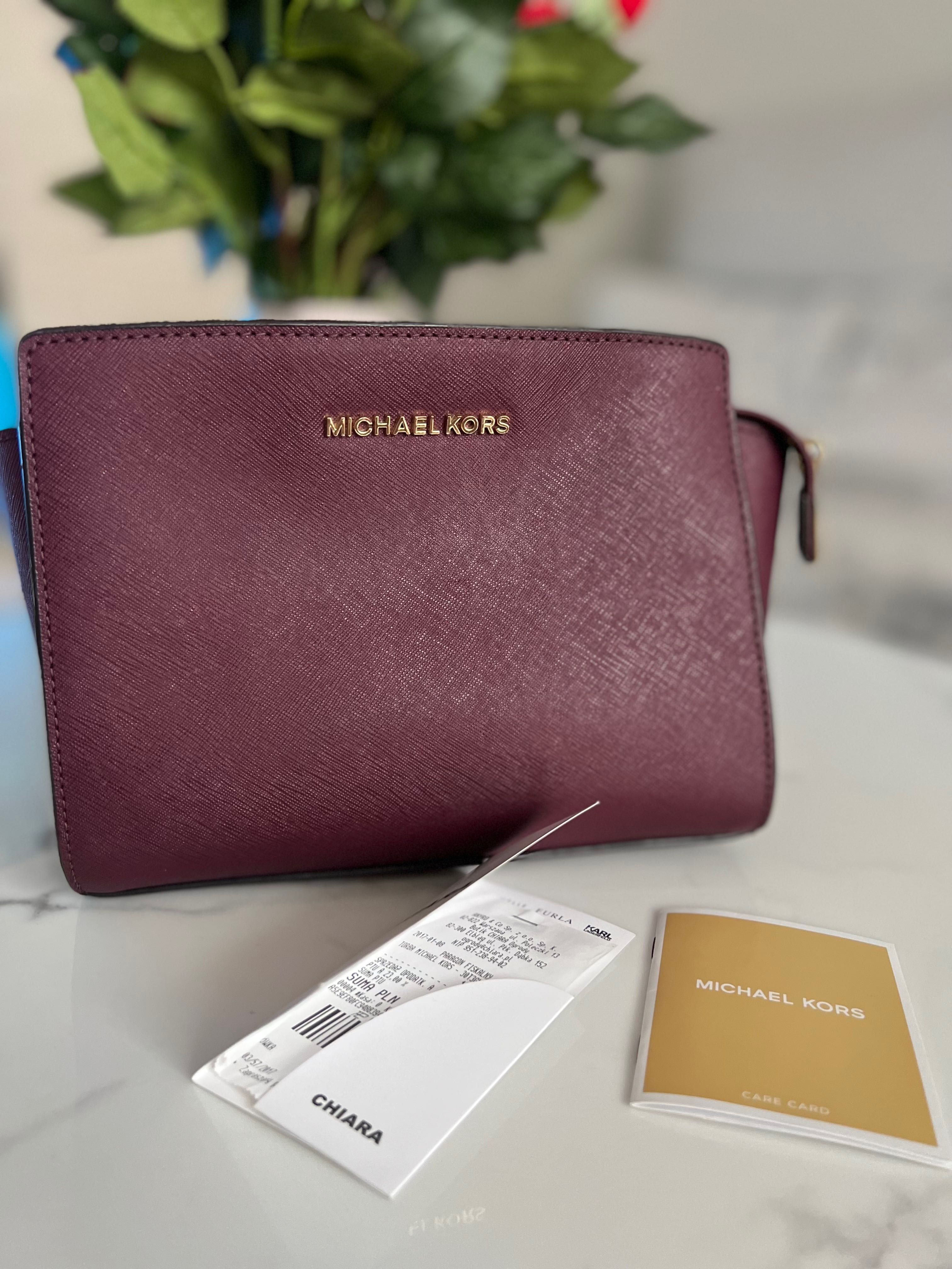 MICHAEL KORS Selma Plum torba