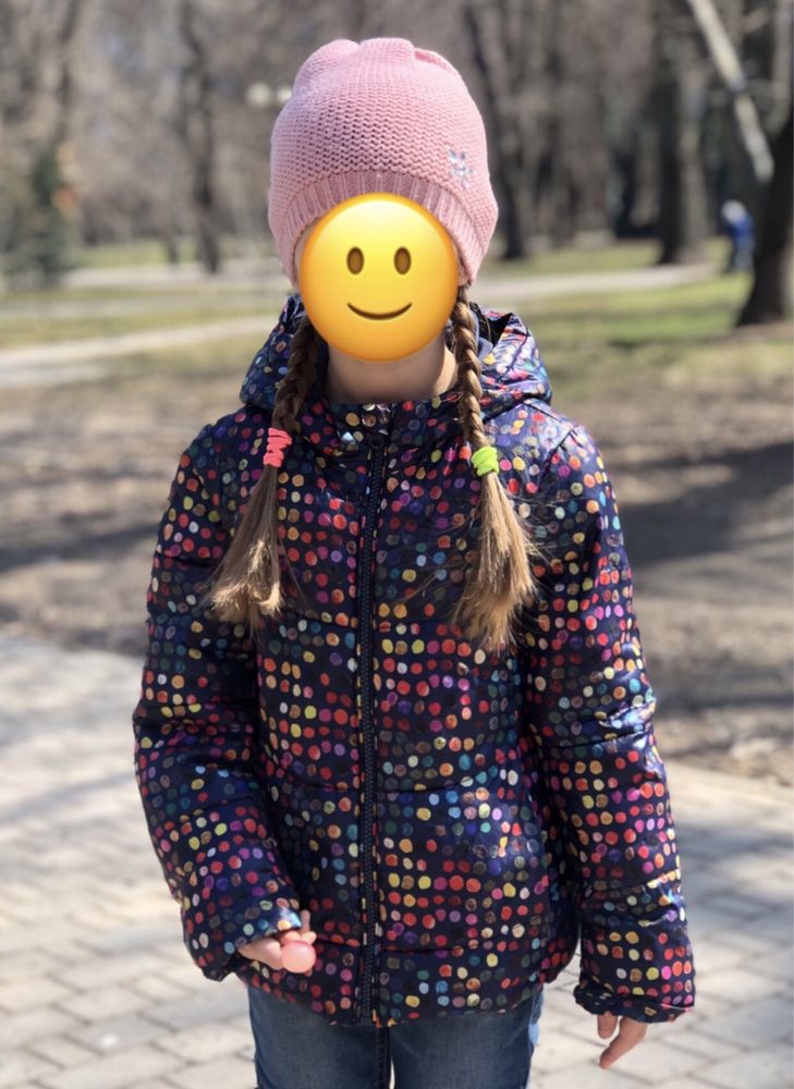 Демисезонная куртка Benetton для девочки 6-7 лет