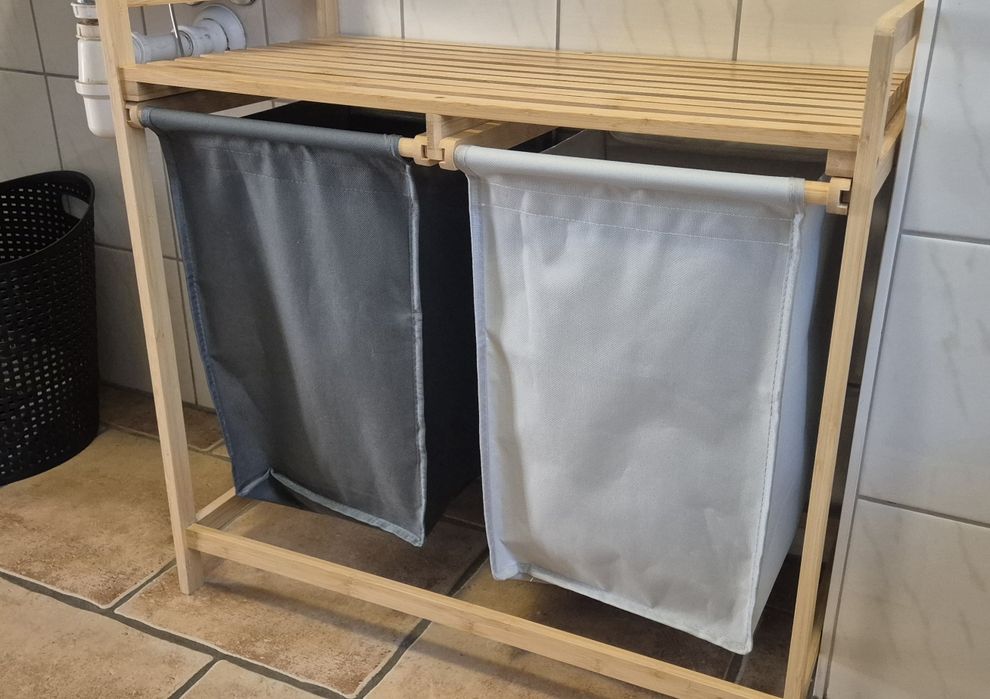 Kosz na pranie bambusowy