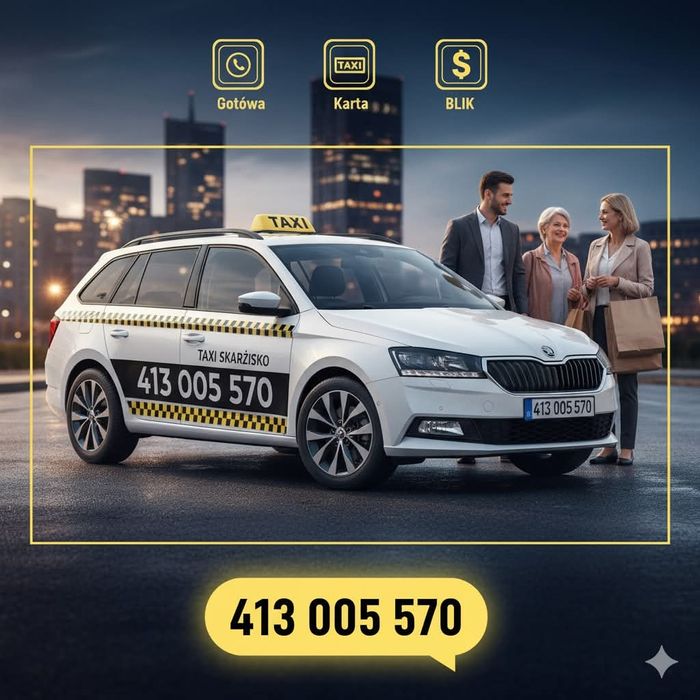 Taxi  przewóz osób lotniska