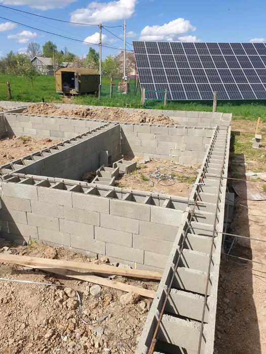 Будівельний блок, незнімаєма, незнімна,  фундамент