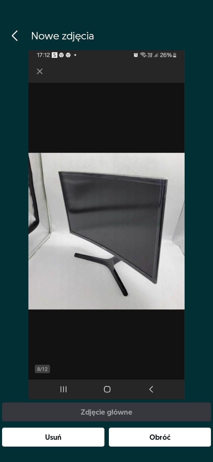 Monitor  Samsung LED LC24F396FHRXEN 24 " 1920 x 1080