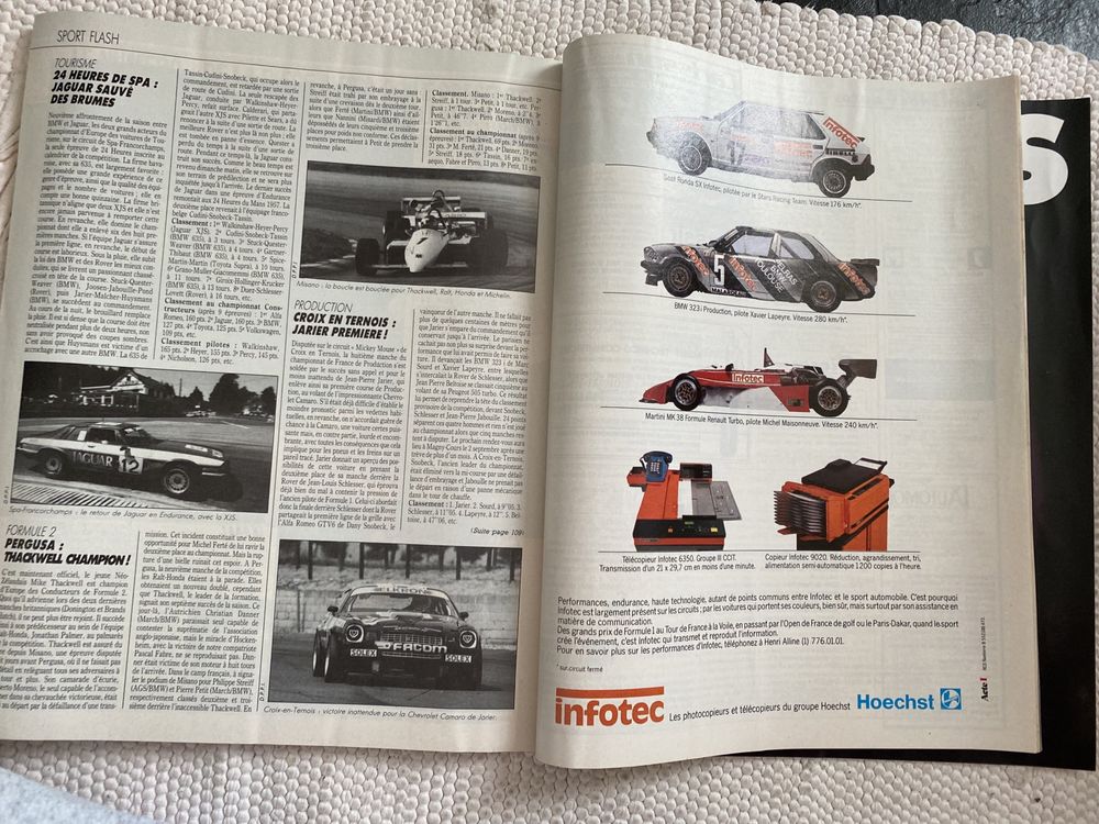 Revista L’Automobile de 1984