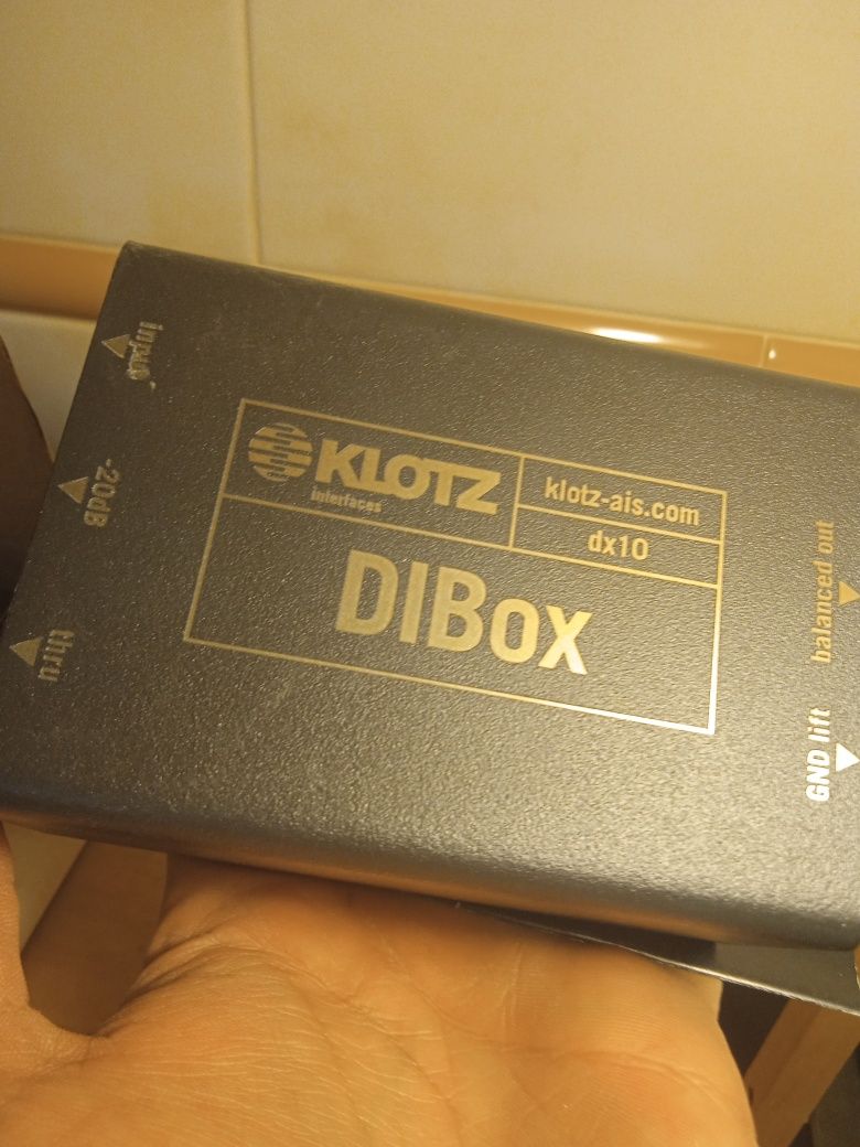DI box DX10 Klotz