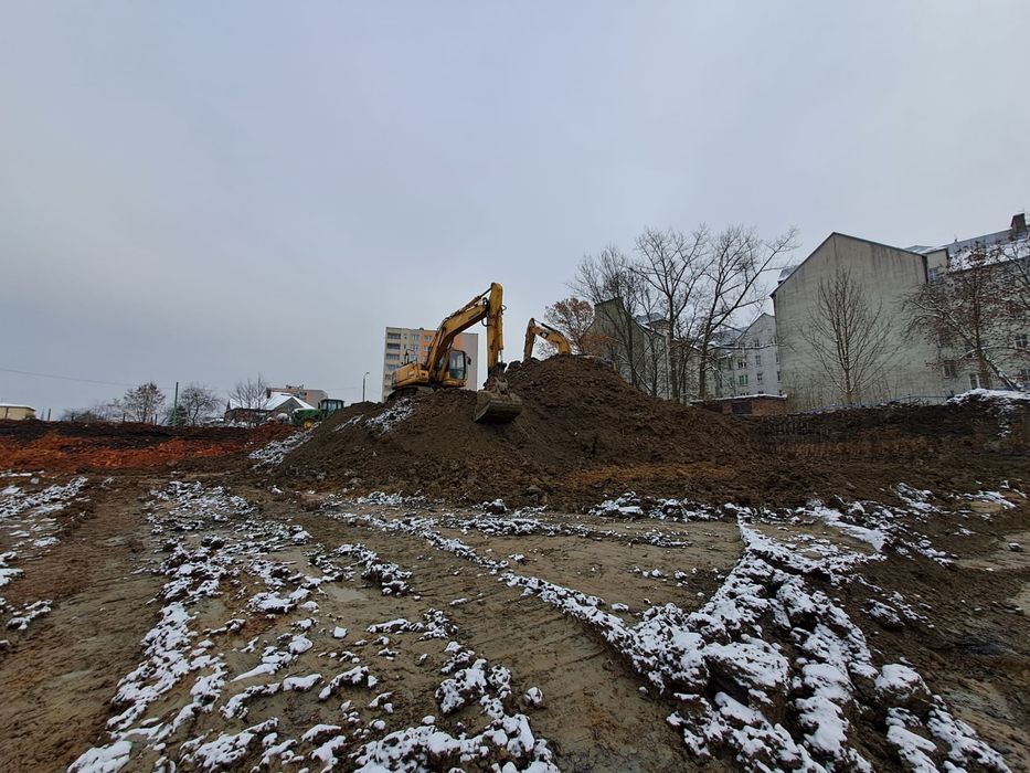 Usługi sprzętowe wynajem koparki gąsienicowej 21 TON usługa koparką