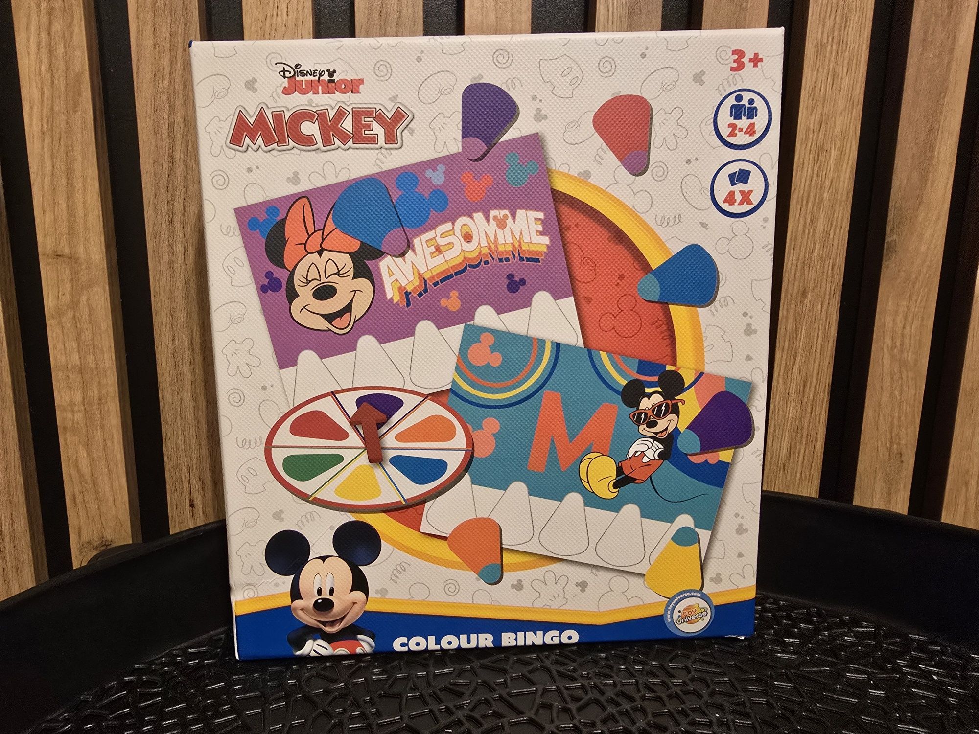 Nowa Gra kolorowe Bingo myszka Miki Minnie prezent