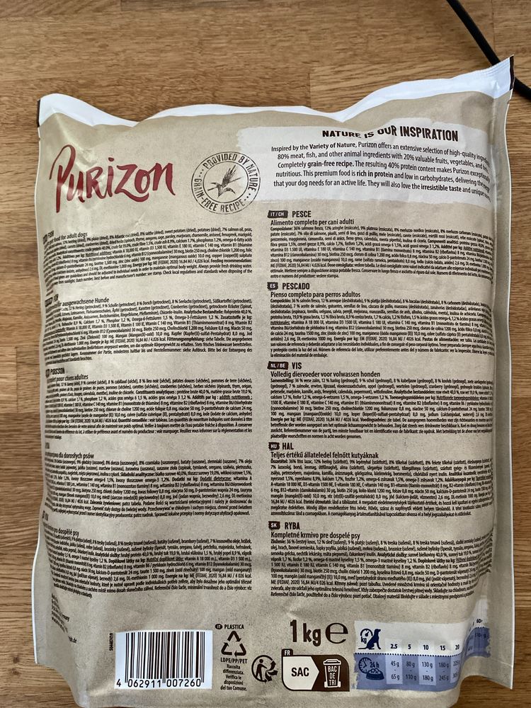 Purizon Fish karma sucha dla psów dorosłych