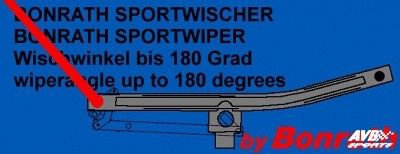 Pojedyńcza wycieraczka BONRATH BMW E30 monowiper rarytas acs m3 hartge