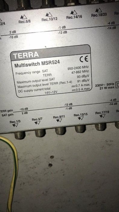 Радиальный мультисвич Terra MSR 524
