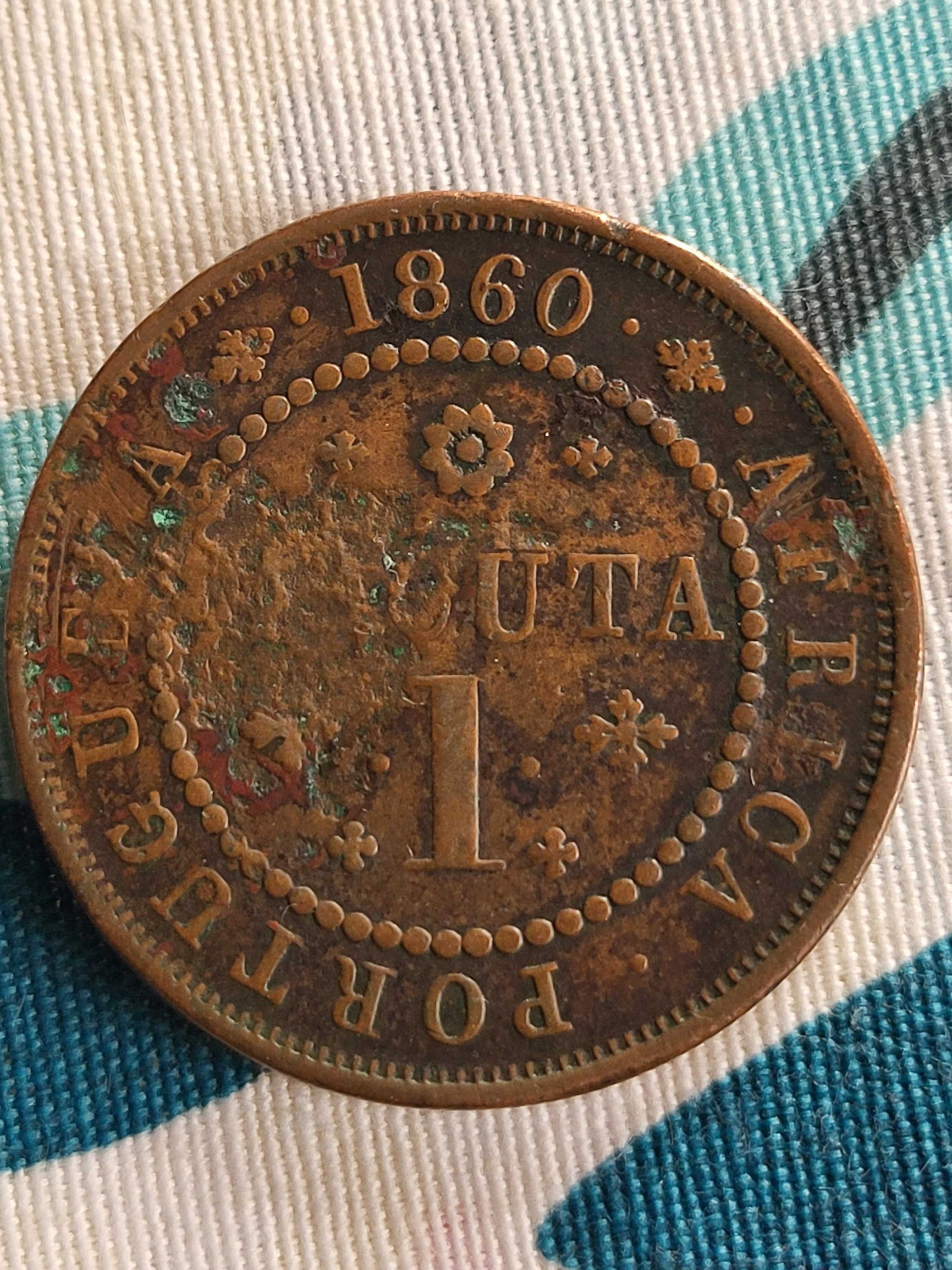 1 macuta 1860 Africa