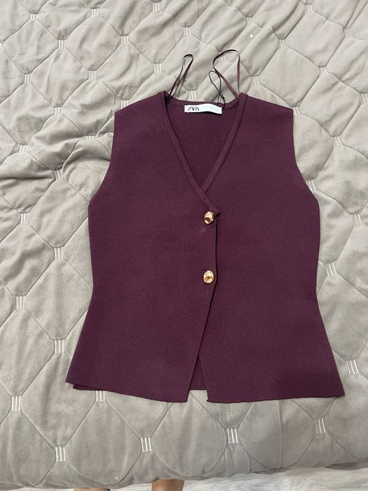 Жилет zara тренд.