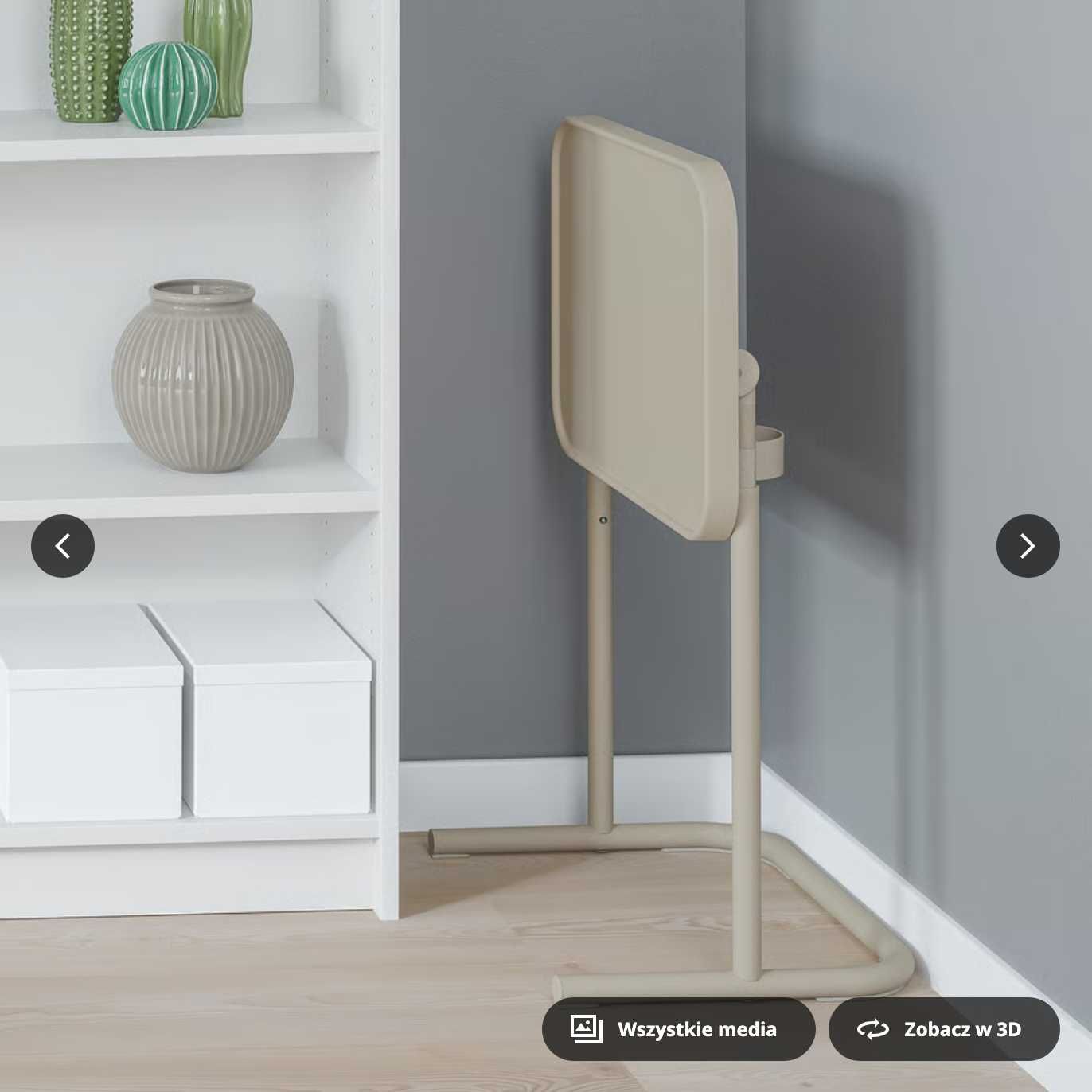 Stolik pod laptopa, beżowy BJÖRKÅSEN IkEa