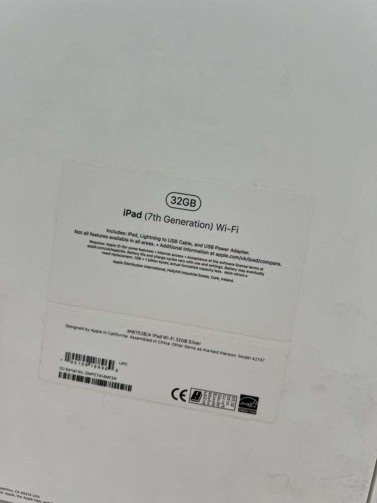 IPad Gen 7, 32GB