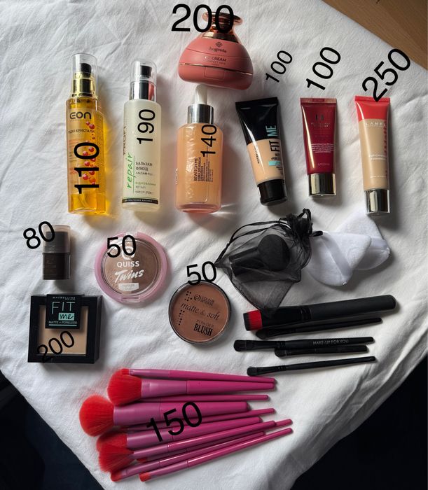 Великий набір косметики та догляд