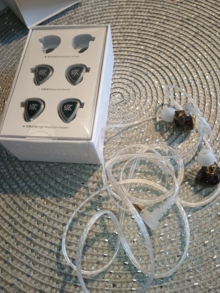 KZ EDA - zestaw hi-fi słuchawek w 3 wersjach
