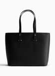 Czarna torebka shopper