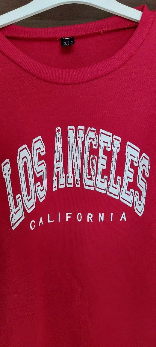 SHEIN Czerwona bluza LOS ANGELES Rozm. M / L