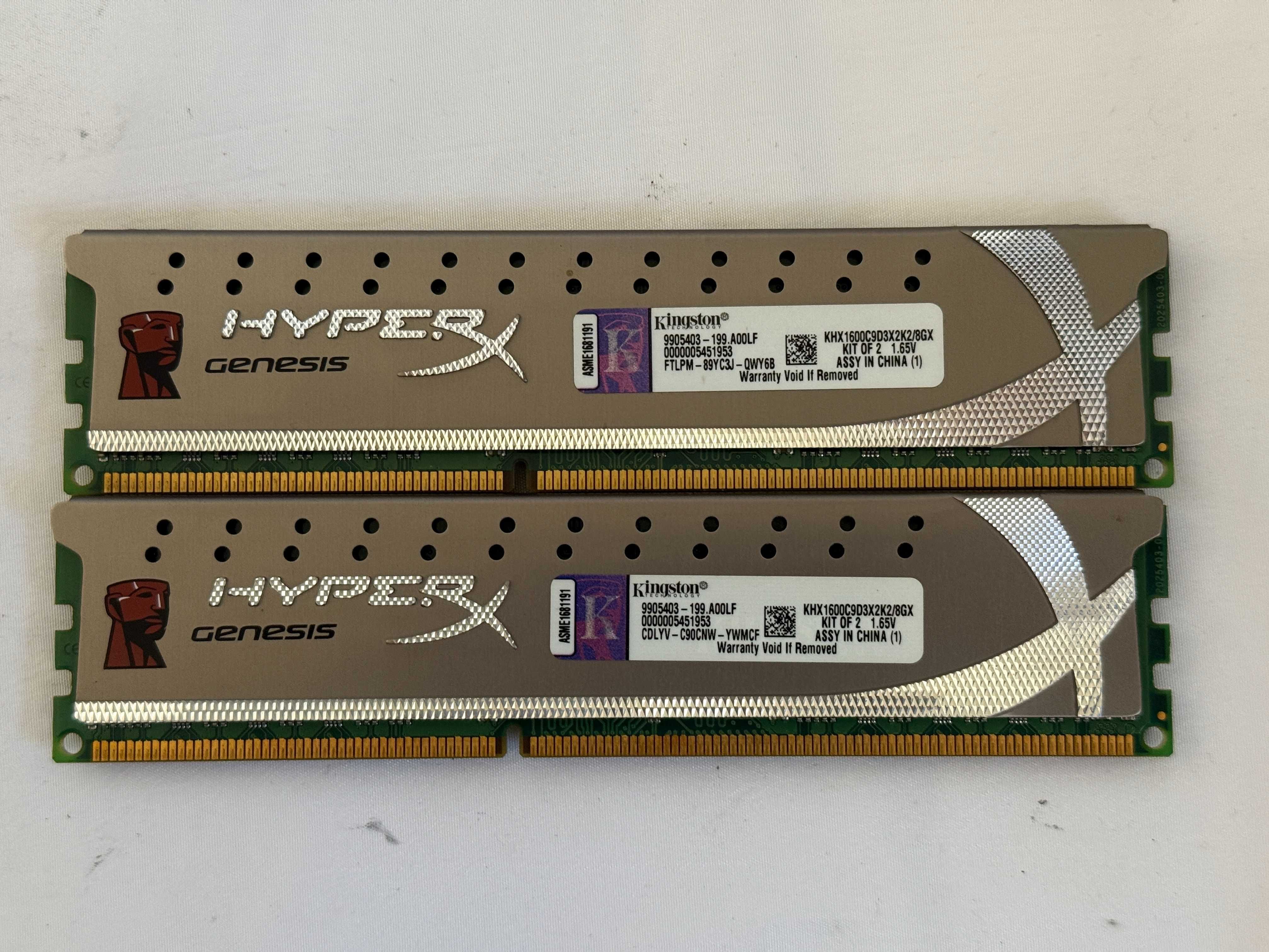 Pamięć RAM Kingston HyperX Genesis DDR3 2x4GB 8GB 1600MHz