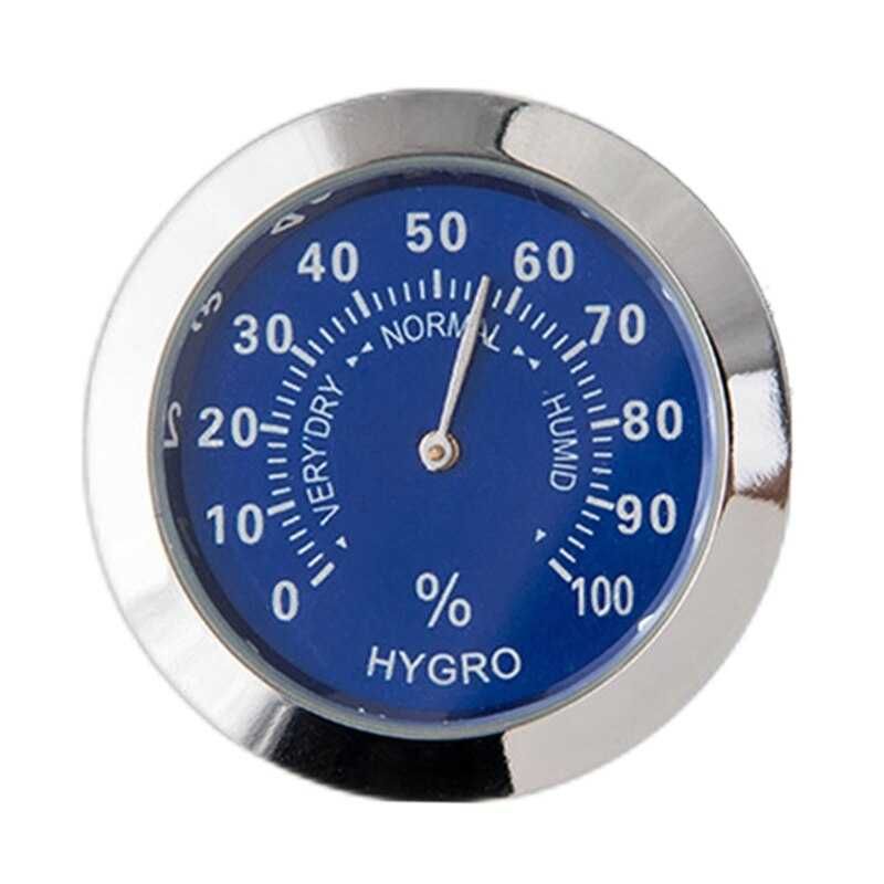 Higrómetro Analógico em Metal 37 mm - Medidor de Humidade de Precisão